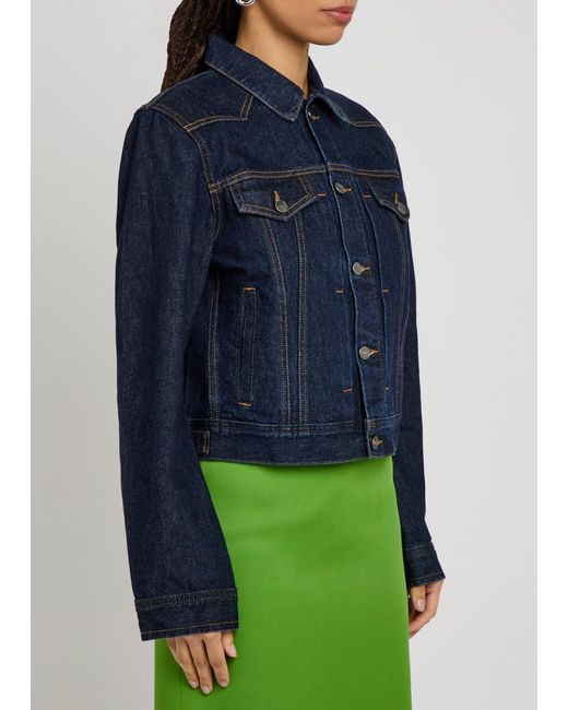 Khaite Blue Augustine Denim Jacket