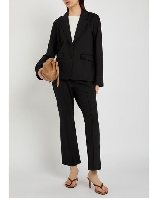 Eileen Fisher Black J Easy Jersey Blazer