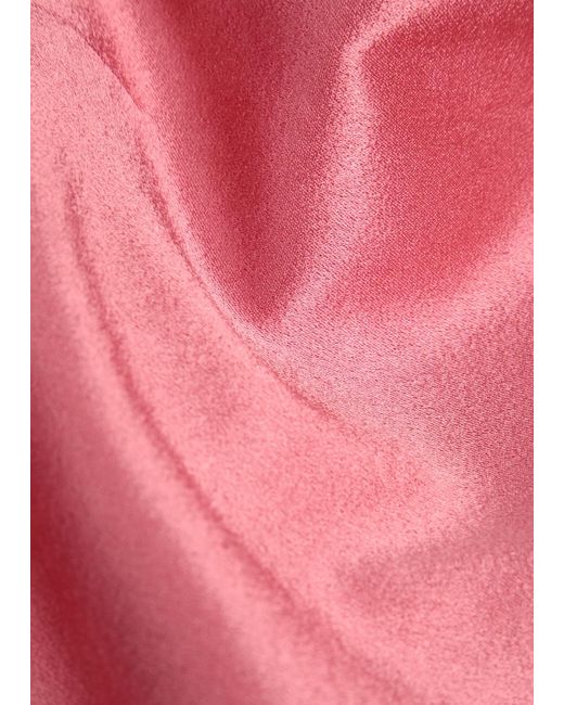 Alice + Olivia Pink Billie Satin Blazer