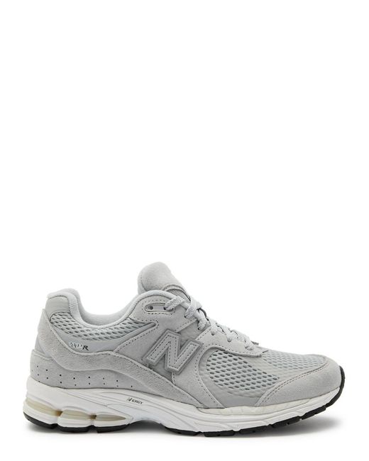 New Balance White 2002 Panelled Mesh Sneakers Raincloud Uk4