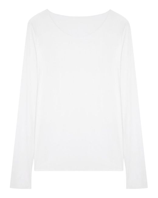 Wolford White Aurora Pure Stretch-jersey Top