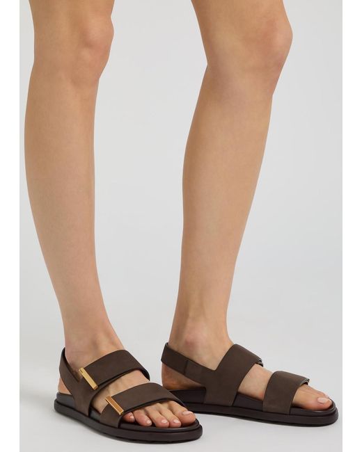 Tod's White Nubuck Sandals