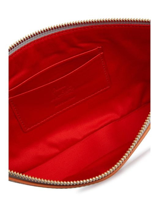Christian Louboutin Gray Loubila Dégradé Patent Leather Top Handle Bag