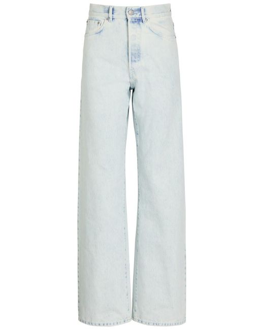 Dries Van Noten Blue Peyton Straight-Leg Jeans