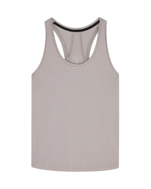 On Shoes Gray Focus Stretch-Cott Tank Top