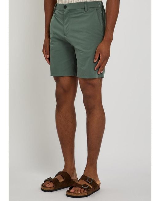 Raith Green Luiz Hybrid Stretch-Jersey Shorts for men