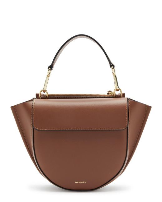 Wandler Brown Hortensia Mini Leather Cross-body Bag