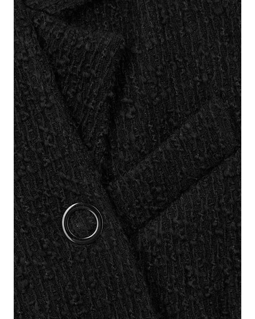 Day Birger et Mikkelsen Black Ana Bouclé Wool-blend Coat