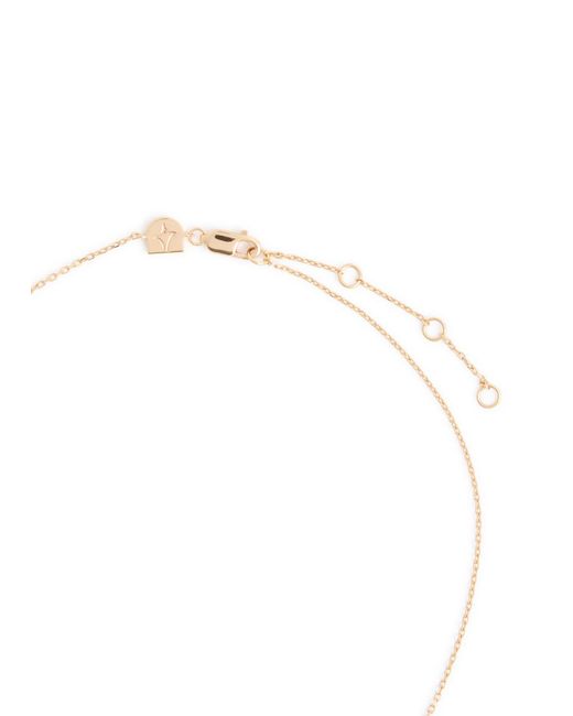 Astrid & Miyu Metallic Essential Crystal Charm 18Kt-Plated Necklace