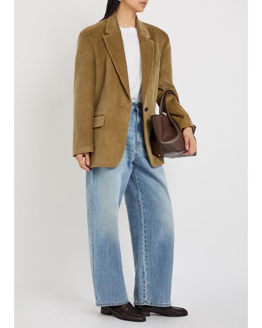 Rohe Green Oversized Corduroy Blazer