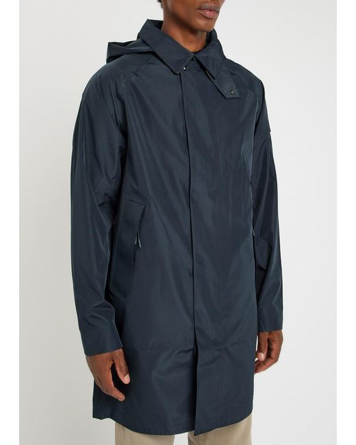 Belstaff Blue Force Hooded Tritech Shell Coat for men