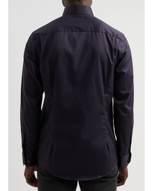 Eton of Sweden Blue Cotton-Twill Shirt for men