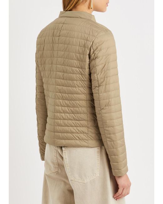 Herno Natural Reversible Quilted Shell Jacket
