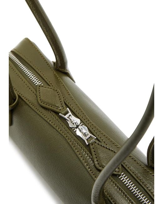 Alaïa Green Le Teckel Small Grained Leather Shoulder Bag