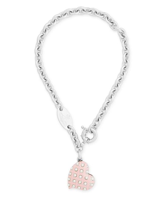 Vivienne Westwood Pink Valentines Heart Locket Necklace