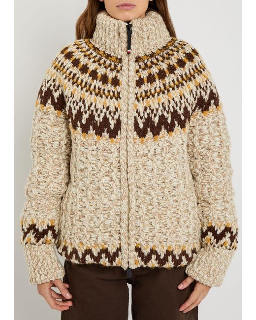 Moncler Natural "Girose" Down Jacket