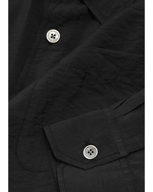 Our Legacy Black Borrowed Voile Shirt for men