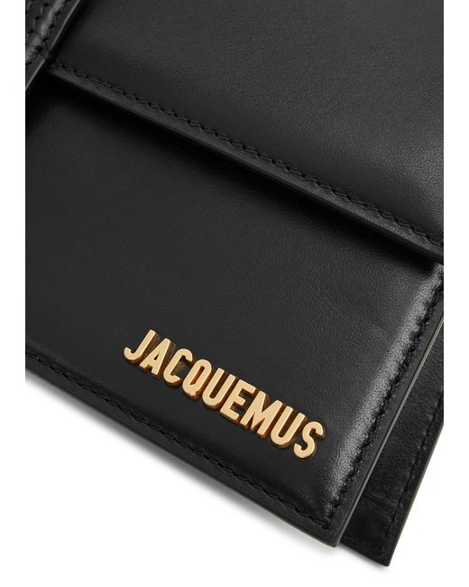 Jacquemus Black Le Bambino Long Leather Top Handle Bag