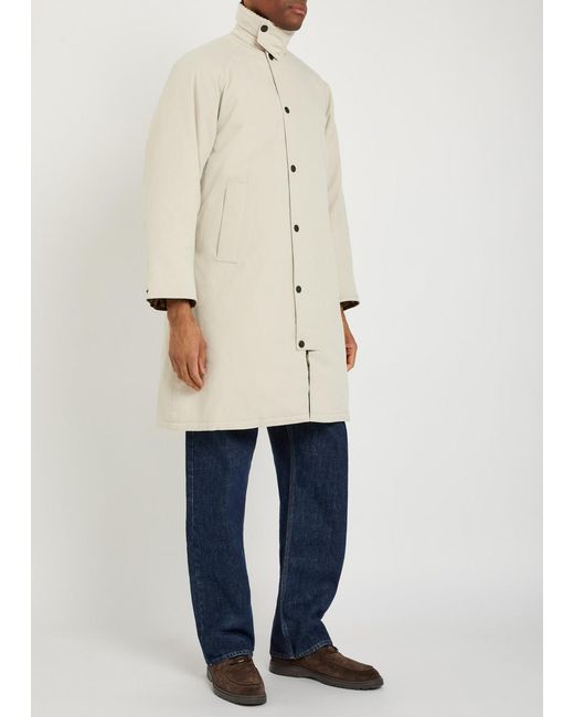 Barbour Natural Exmoor Padded Cotton-Blend Jacket for men