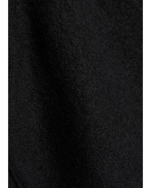 YMC Black Aaron Zip Wool Jacket for men