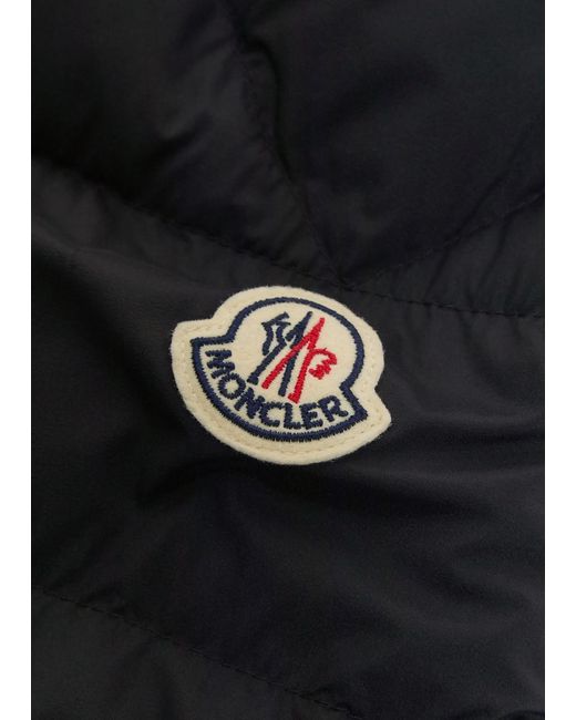 Moncler Black Quilted Nylon Jacket for men