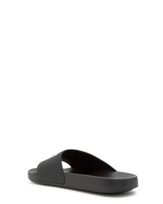 Givenchy Black Logo Rubber Sliders for men