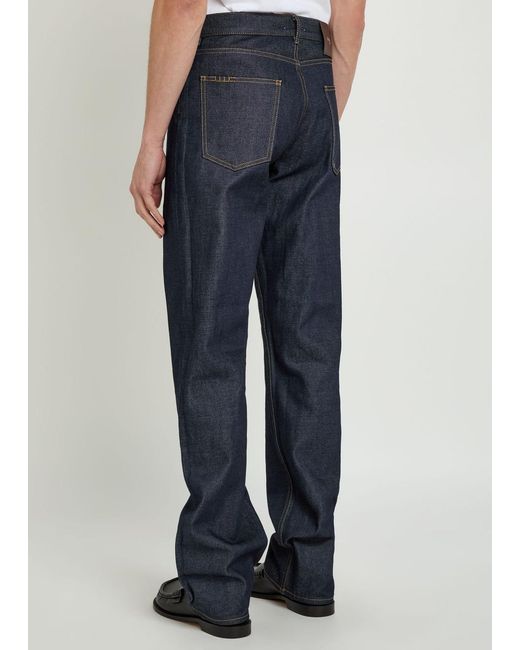 J.W. Anderson Blue Straight-Leg Jeans for men