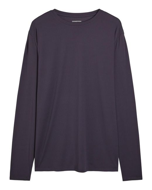 Condition Blue Aero Stretch-Jersey Top for men