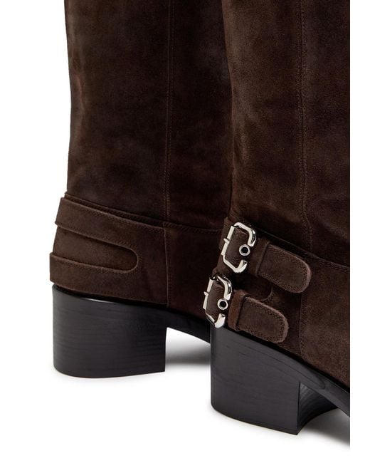 Chloé Brown Dakota Suede Knee-High Boots