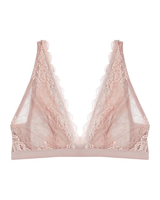 Wacoal Pink Lace Perfection Soft-Cup Bra