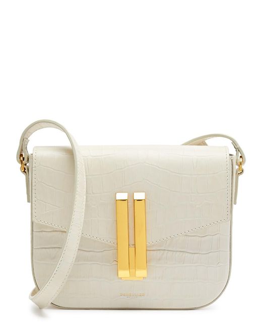 DeMellier London Natural Vancouver Small Leather Cross-Body Bag
