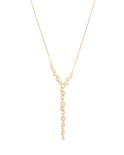 Alexis Metallic Asterales Crystal-Embellished 14Kt-Plated Necklace