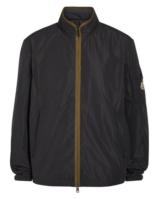 Moncler Black Sayan Hooded Shell Jacket for men