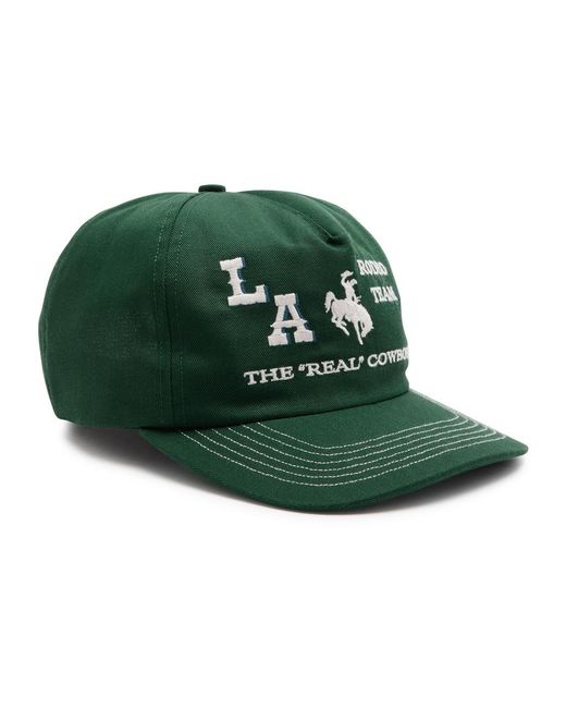 CHERRY LA Green Rodeo 5 Panel Cotton Cap for men