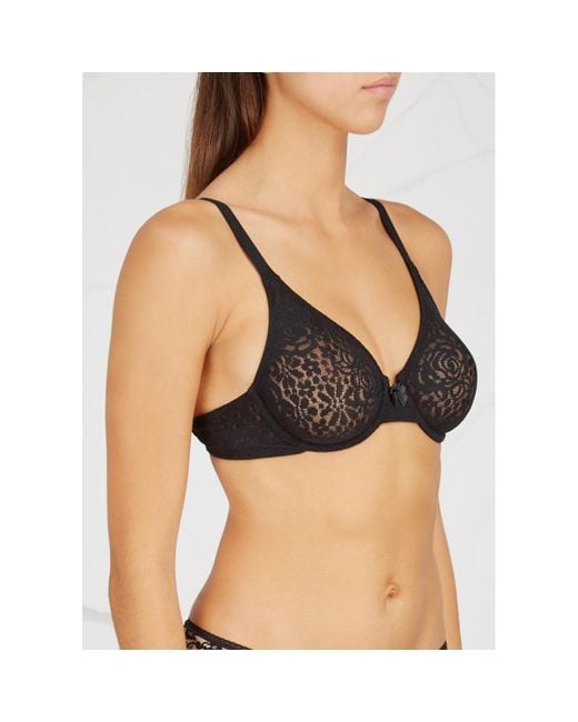 Wacoal Black Halo Lace Underwired Bra