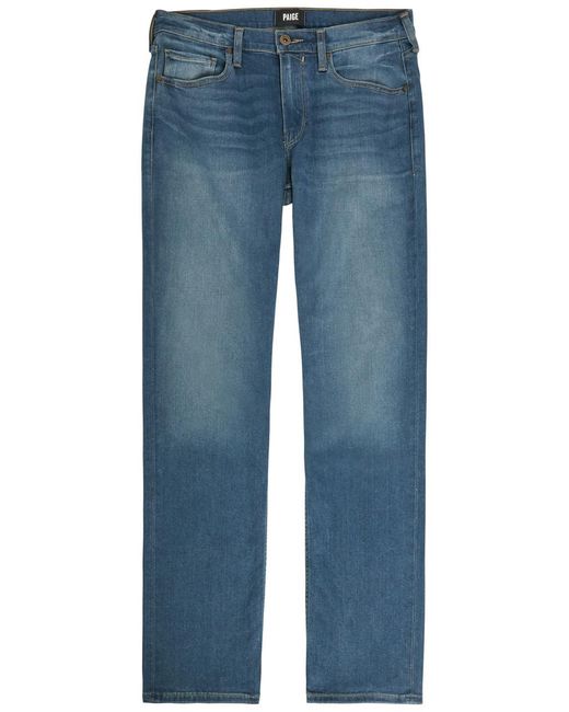 PAIGE Blue Normandie Straight-Leg Jeans for men