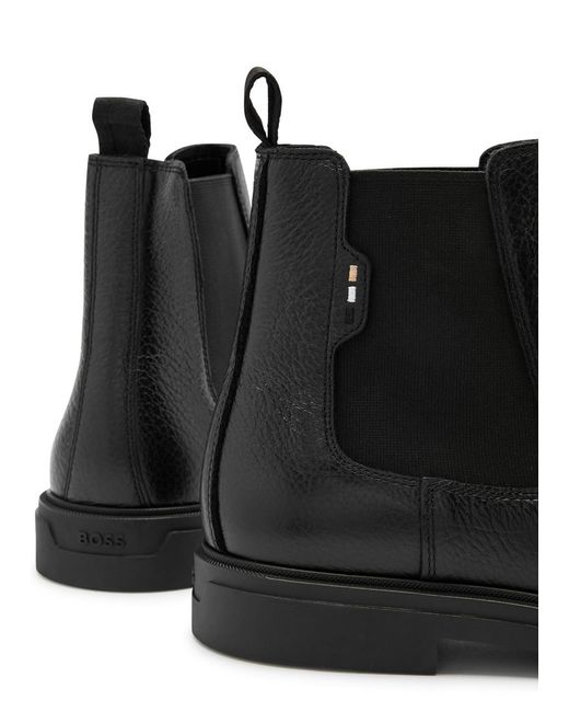 Boss Black Calev Leather Chelsea Boots for men