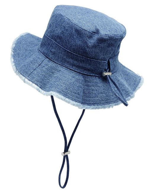 Jacquemus Blue Le Bob Artichaut Denim Bucket Hat