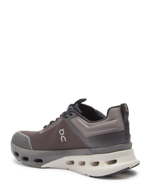 On Shoes Gray Cloudnova X Panelled Mesh Sneakers