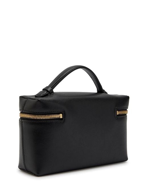 Victoria Beckham Black Vanity Leather Cross-Body Bag