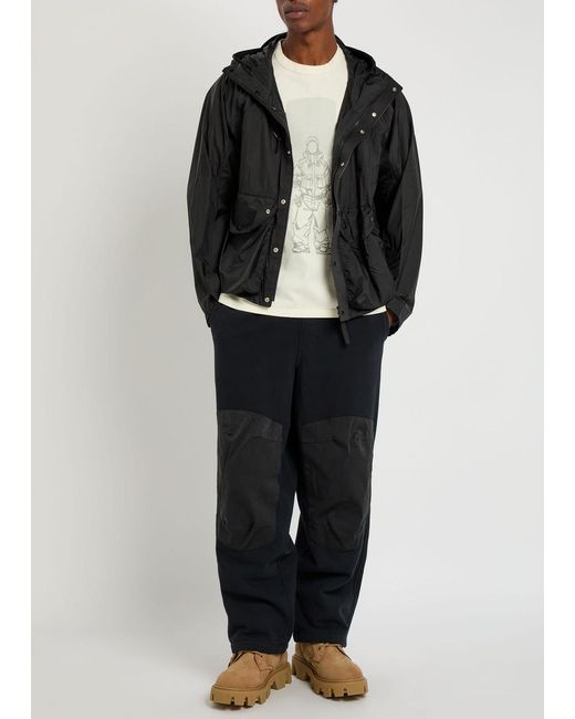 C P Company Black Skye Panelled Shell Jacket for men