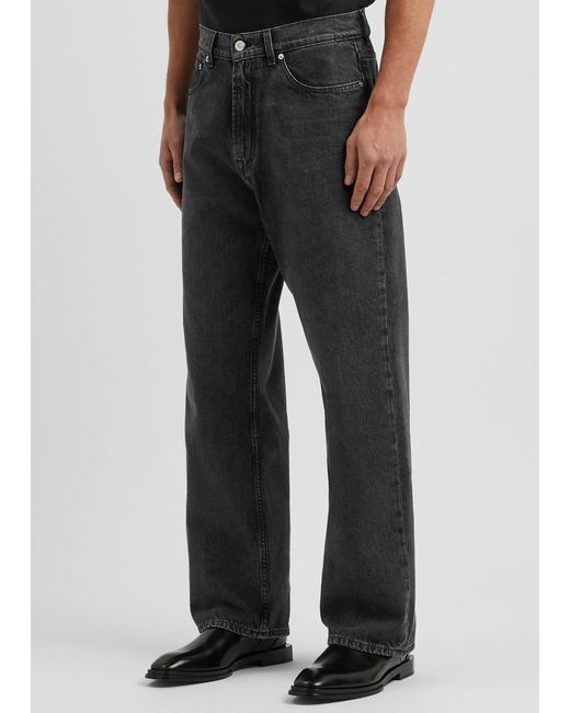Our Legacy Gray Third Cut Straight-Leg Jeans for men