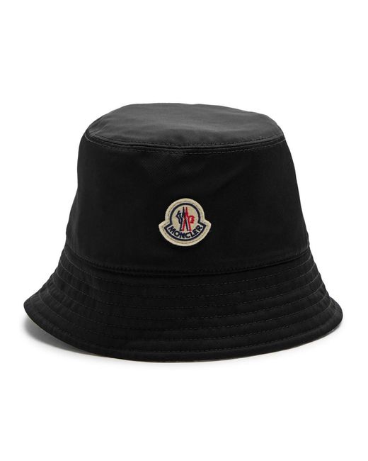 Moncler Brown Reversible Houndstooth Wool-Blend Bucket Hat