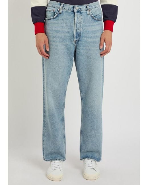 Agolde Blue 90S Straight-Leg Jeans for men