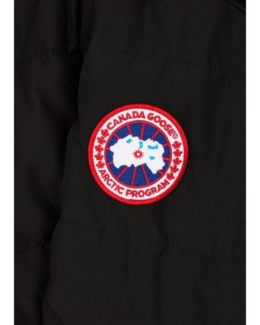 Canada Goose Black Chelsea Quilted Shell Parka