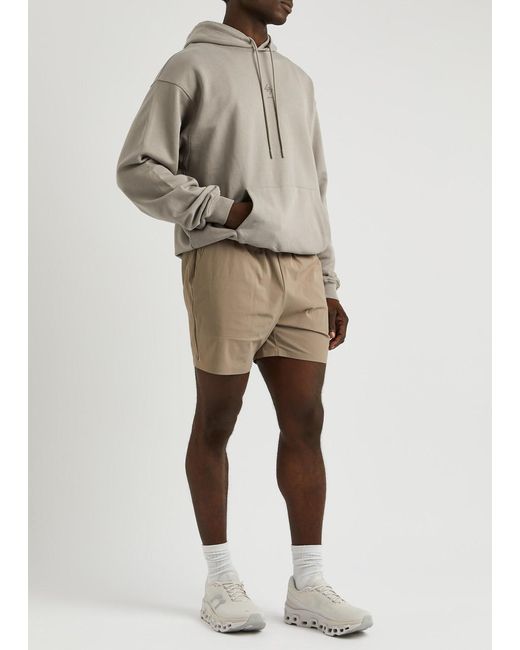 Represent Gray 247 Printed Hooded Cotton Sweatshirt for men