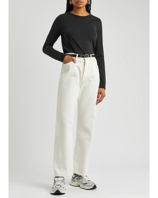 Rag & Bone Black The Slub Cotton Top