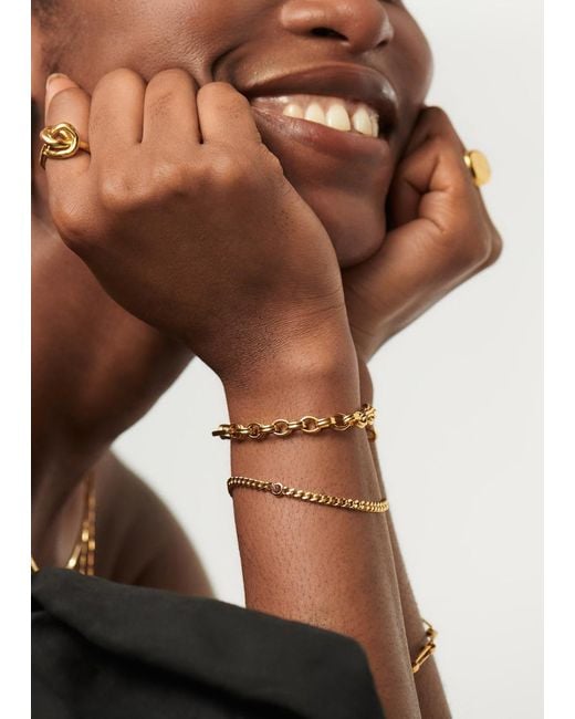 Missoma Metallic October Birthstone 18kt Vermeil Bracelet