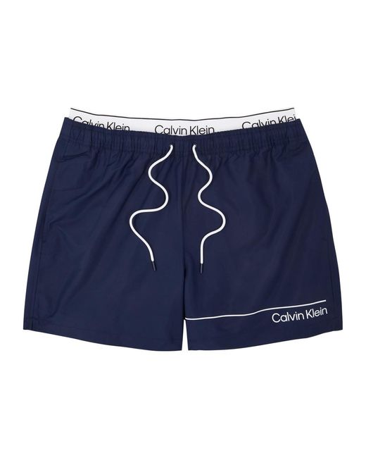 Calvin Klein Blue Shell Swim Shorts for men
