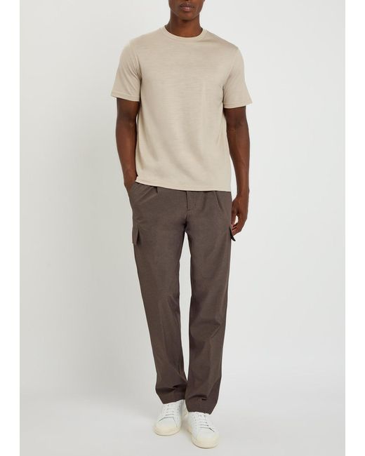 Herno Natural Wool-Jersey T-Shirt for men